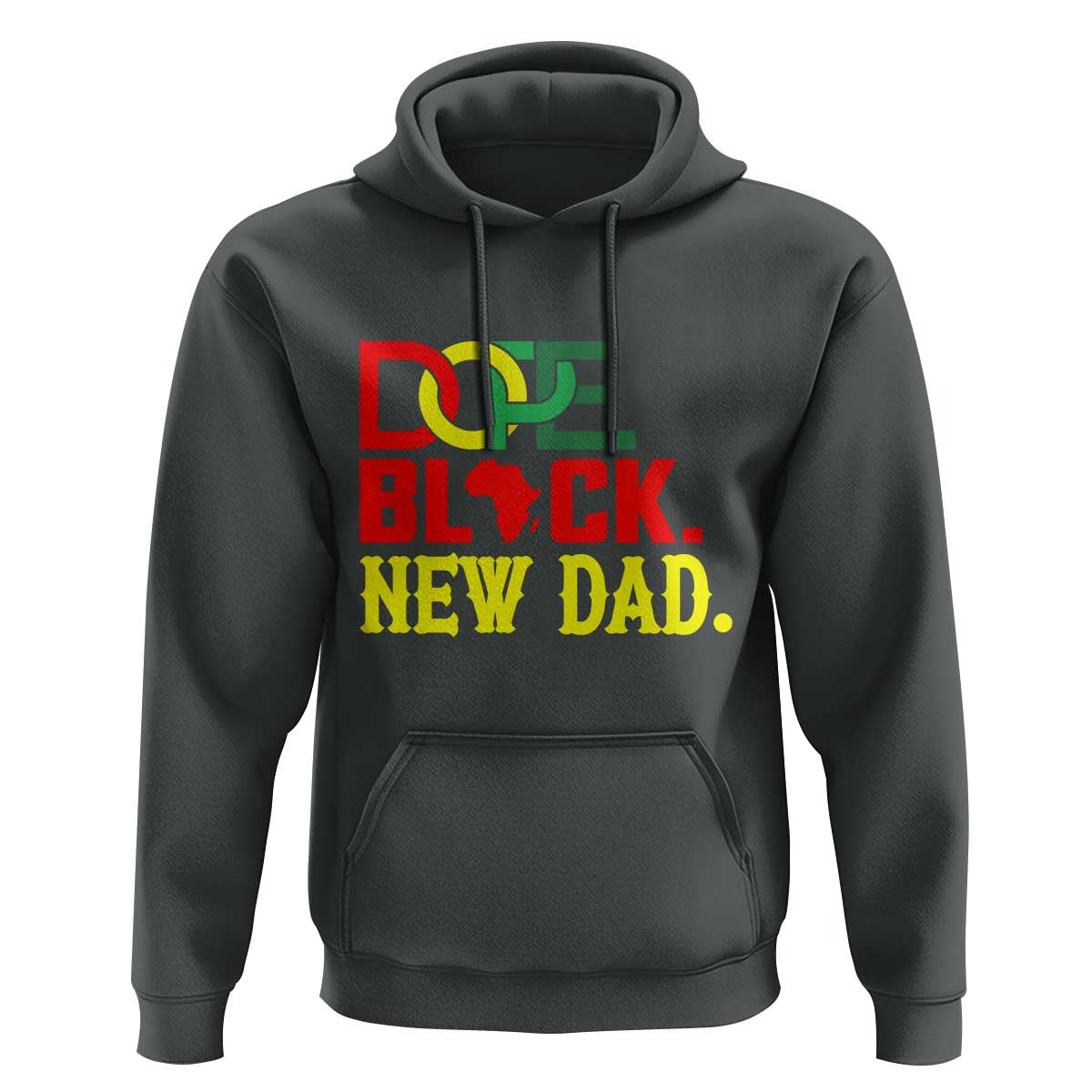 First Father's Day African American Dad Hoodie New Dad Gift
