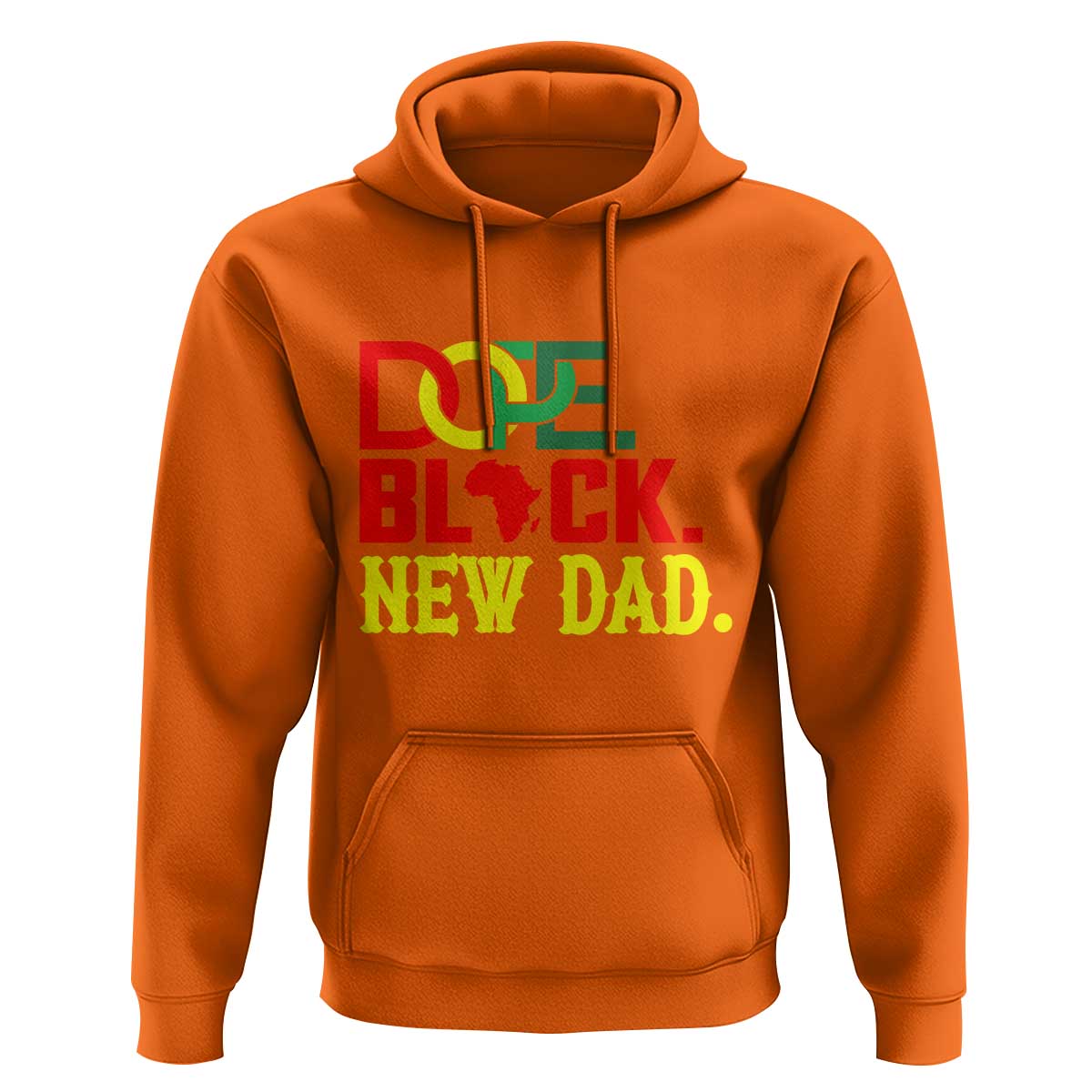 First Father's Day African American Dad Hoodie New Dad Gift
