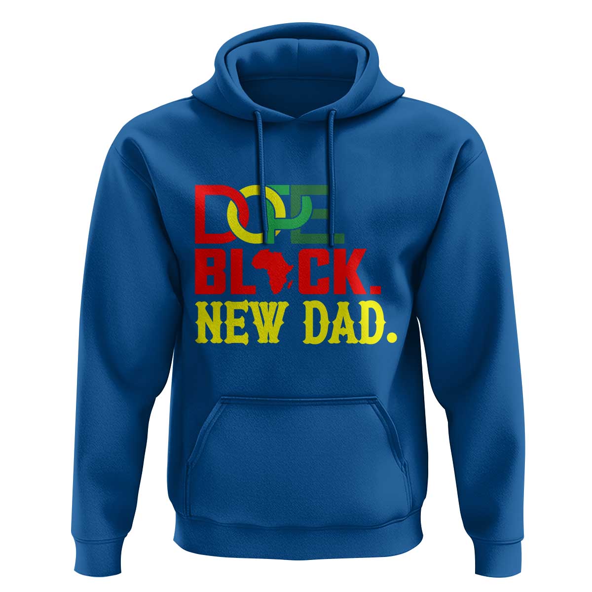 First Father's Day African American Dad Hoodie New Dad Gift