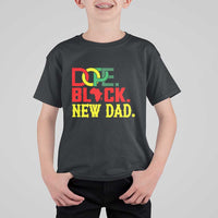 First Father's Day African American Dad T Shirt For Kid New Dad Gift