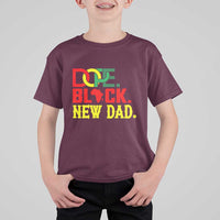 First Father's Day African American Dad T Shirt For Kid New Dad Gift