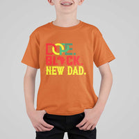 First Father's Day African American Dad T Shirt For Kid New Dad Gift