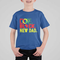 First Father's Day African American Dad T Shirt For Kid New Dad Gift
