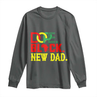 First Father's Day African American Dad Long Sleeve Shirt New Dad Gift
