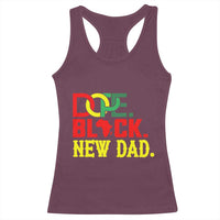 First Father's Day African American Dad Racerback Tank Top New Dad Gift