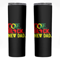 First Father's Day African American Dad Skinny Tumbler New Dad Gift