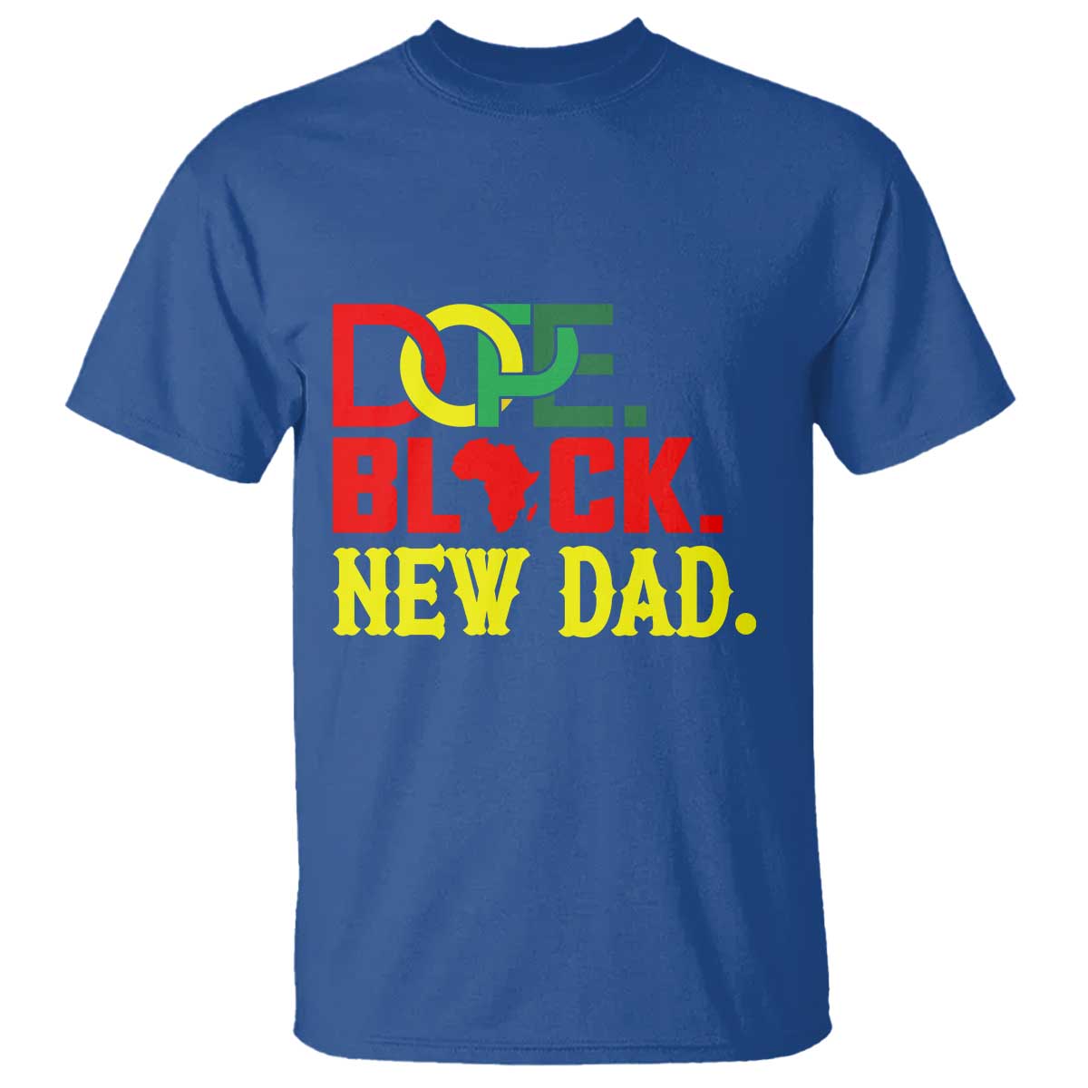 First Father's Day African American Dad T Shirt New Dad Gift