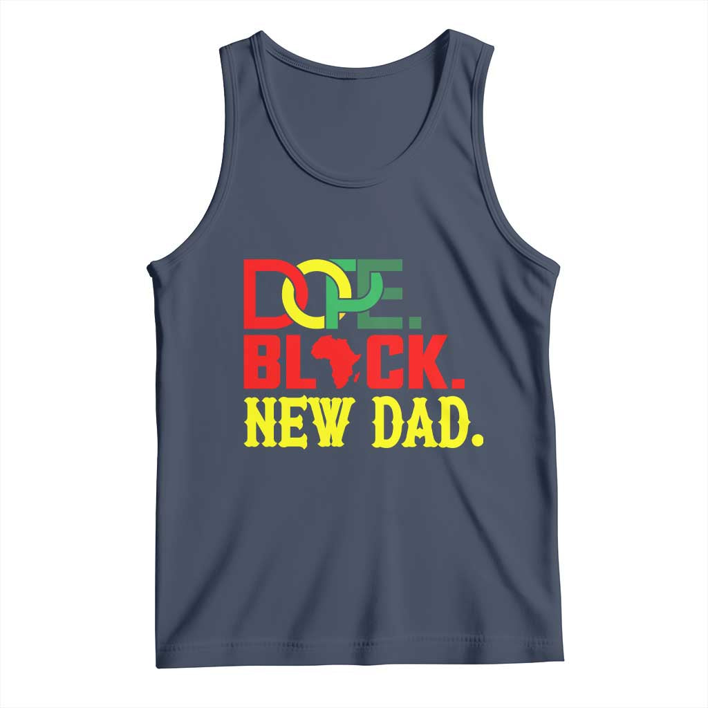 First Father's Day African American Dad Tank Top New Dad Gift