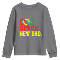 First Father's Day African American Dad Youth Sweatshirt New Dad Gift