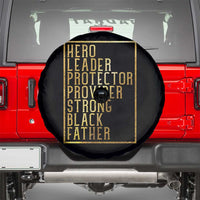 Strong Black Father Spare Tire Cover Hero Leader Provider Protector Gift