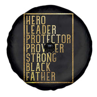 Strong Black Father Spare Tire Cover Hero Leader Provider Protector Gift