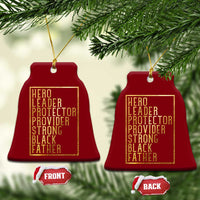 Strong Black Father Ceramic Ornament Hero Leader Provider Protector Gift