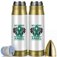 Liver Cancer Awareness Memorial Gift Bullet Tumbler My Hero Is Now My Angel