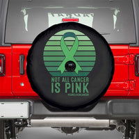 Liver Cancer Awareness Spare Tire Cover Not All Cancer Is Pink Ribbon Support Gift