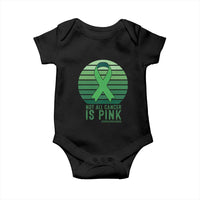 Liver Cancer Awareness Baby Onesie Not All Cancer Is Pink Ribbon Support Gift