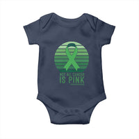 Liver Cancer Awareness Baby Onesie Not All Cancer Is Pink Ribbon Support Gift