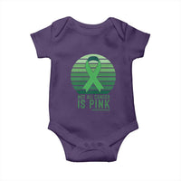 Liver Cancer Awareness Baby Onesie Not All Cancer Is Pink Ribbon Support Gift