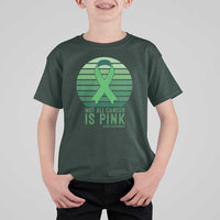 Liver Cancer Awareness T Shirt For Kid Not All Cancer Is Pink Ribbon Support Gift