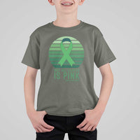 Liver Cancer Awareness T Shirt For Kid Not All Cancer Is Pink Ribbon Support Gift