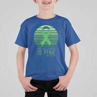 Liver Cancer Awareness T Shirt For Kid Not All Cancer Is Pink Ribbon Support Gift