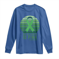 Liver Cancer Awareness Long Sleeve Shirt Not All Cancer Is Pink Ribbon Support Gift