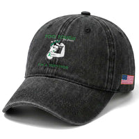 Liver Cancer Warrior Woman Gift Washed Cotton Baseball Cap Too Tough For Cancer Im A Survivor