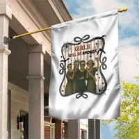 Halloween Feminist Garden Flag Girls Will Be Ghouls Women Empowerment - Wonder Print Shop
