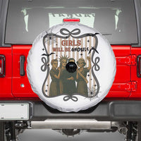Halloween Feminist Spare Tire Cover Girls Will Be Ghouls Women Empowerment - Wonder Print Shop