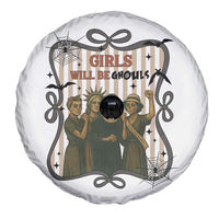 Halloween Feminist Spare Tire Cover Girls Will Be Ghouls Women Empowerment - Wonder Print Shop