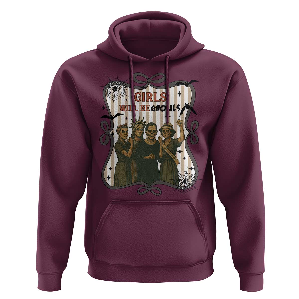 Halloween Feminist Hoodie Girls Will Be Ghouls Women Empowerment - Wonder Print Shop