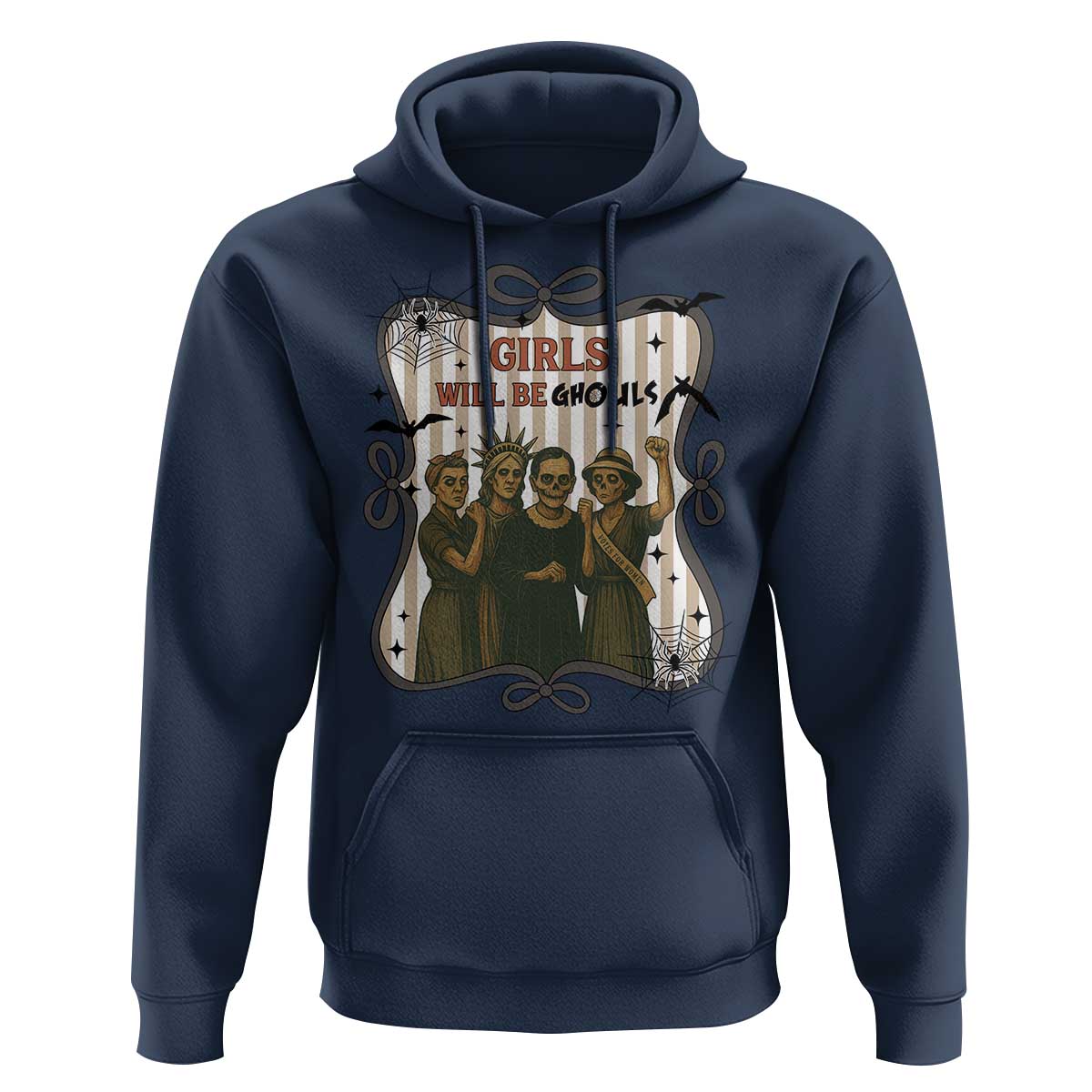 Halloween Feminist Hoodie Girls Will Be Ghouls Women Empowerment - Wonder Print Shop