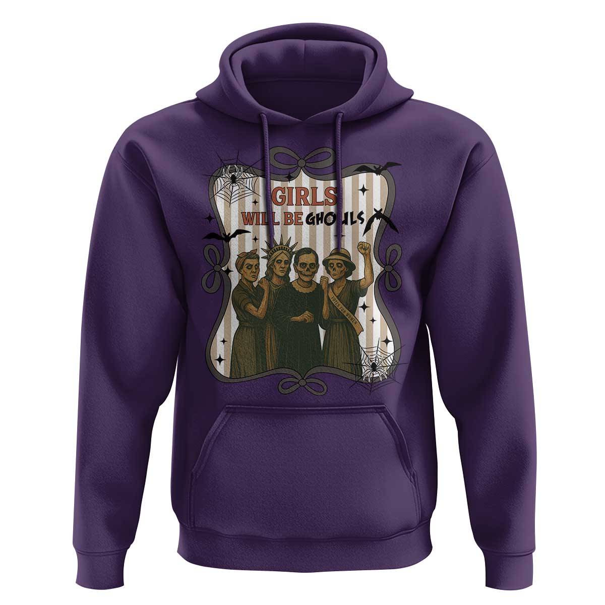 Halloween Feminist Hoodie Girls Will Be Ghouls Women Empowerment - Wonder Print Shop