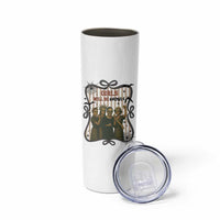 Halloween Feminist Skinny Tumbler Girls Will Be Ghouls Women Empowerment