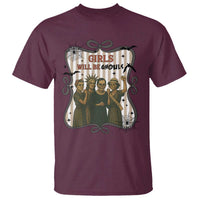Halloween Feminist T Shirt Girls Will Be Ghouls Women Empowerment - Wonder Print Shop