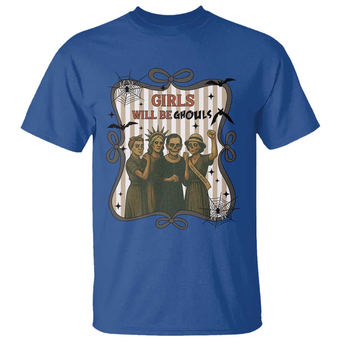 Halloween Feminist T Shirt Girls Will Be Ghouls Women Empowerment - Wonder Print Shop