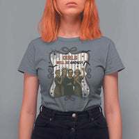 Halloween Feminist T Shirt For Women Girls Will Be Ghouls Women Empowerment - Wonder Print Shop