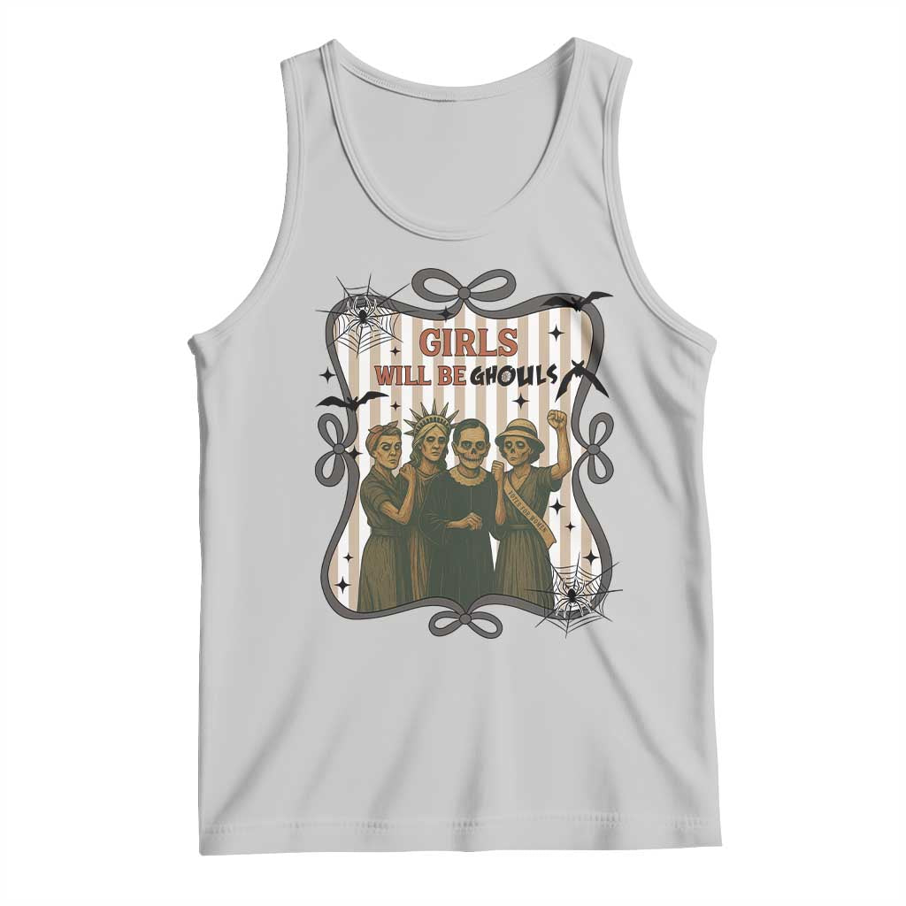 Halloween Feminist Tank Top Girls Will Be Ghouls Women Empowerment - Wonder Print Shop