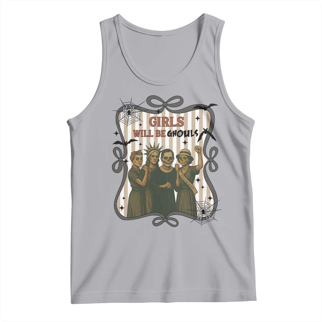 Halloween Feminist Tank Top Girls Will Be Ghouls Women Empowerment - Wonder Print Shop