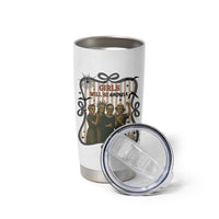 Halloween Feminist Tumbler Cup Girls Will Be Ghouls Women Empowerment