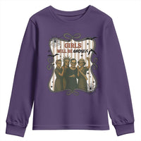 Halloween Feminist Youth Sweatshirt Girls Will Be Ghouls Women Empowerment - Wonder Print Shop