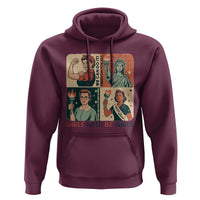 Girls Will Be Girls Hoodie Patriotic Feminist USA Women - Wonder Print Shop