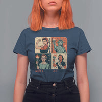 Girls Will Be Girls T Shirt For Women Patriotic Feminist USA Women - Wonder Print Shop