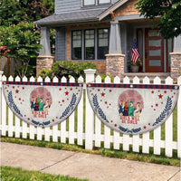 Girls Will Be Girls Patriotic Fan Flag Funny Feathered Feminists Ducks