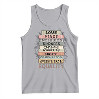 Human Rights Bookish Tank Top Kindness Peace Equality Flower For Women - Wonder Print Shop