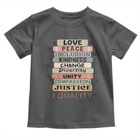Human Rights Bookish Toddler T Shirt Kindness Peace Equality Flower For Women - Wonder Print Shop