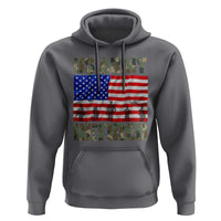 Retired Veteran Hoodie American Flag US Army Patriotic USA Pride - Wonder Print Shop