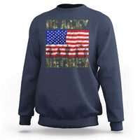 Retired Veteran Sweatshirt American Flag US Army Patriotic USA Pride - Wonder Print Shop