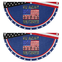 Retired Veteran Patriotic Fan Flag American Flag US Army USA Pride