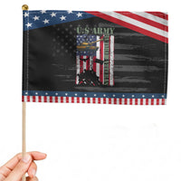 Retired Army Patriotic Handheld Flag American Flag US Patriotic USA Pride