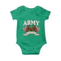 Retirement Army Veteran Baby Onesie American Flag USA Patriotic - Wonder Print Shop